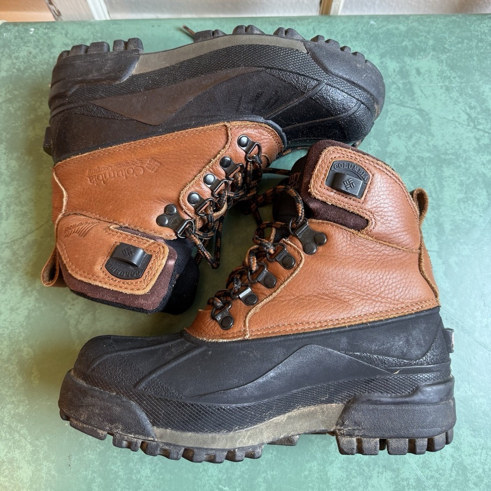 Columbia Bugaboo Too High Waterproof Leather Winter Boots Women's 7.5 Used Good